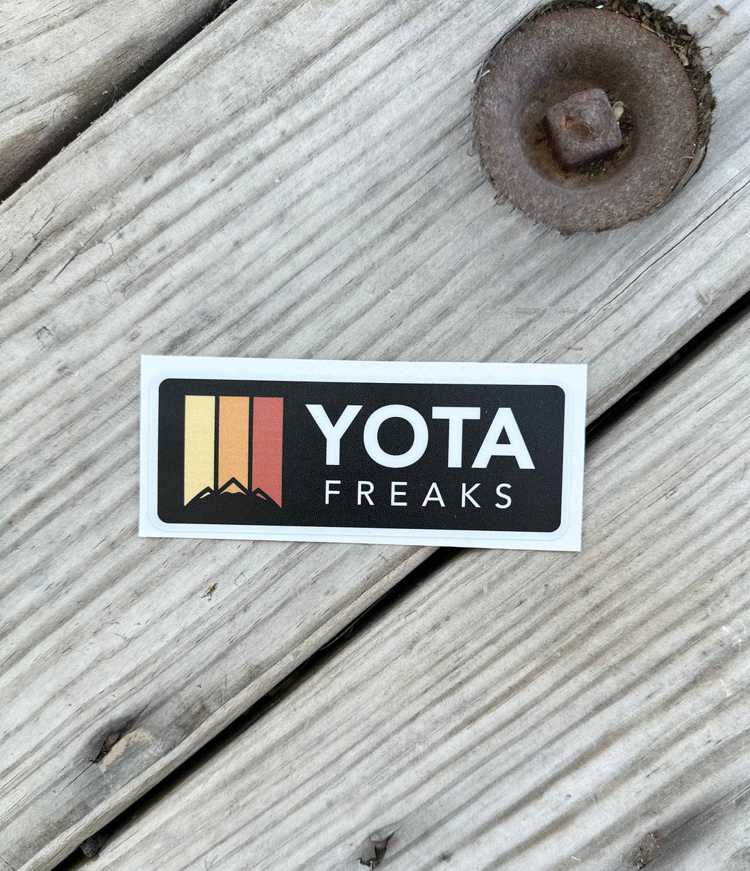Horizontal Retro Color Decal