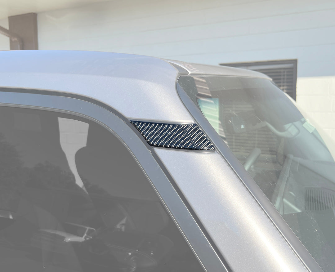 Upper A Pillar Upper Overlays Fits 2024-2025 Toyota Land Cruiser & Lexus GX550