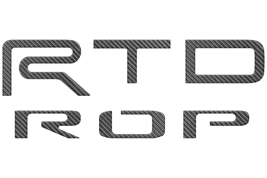 TRD Pro Tailgate Letter Inserts Fits 2024-2025 Toyota Tacoma