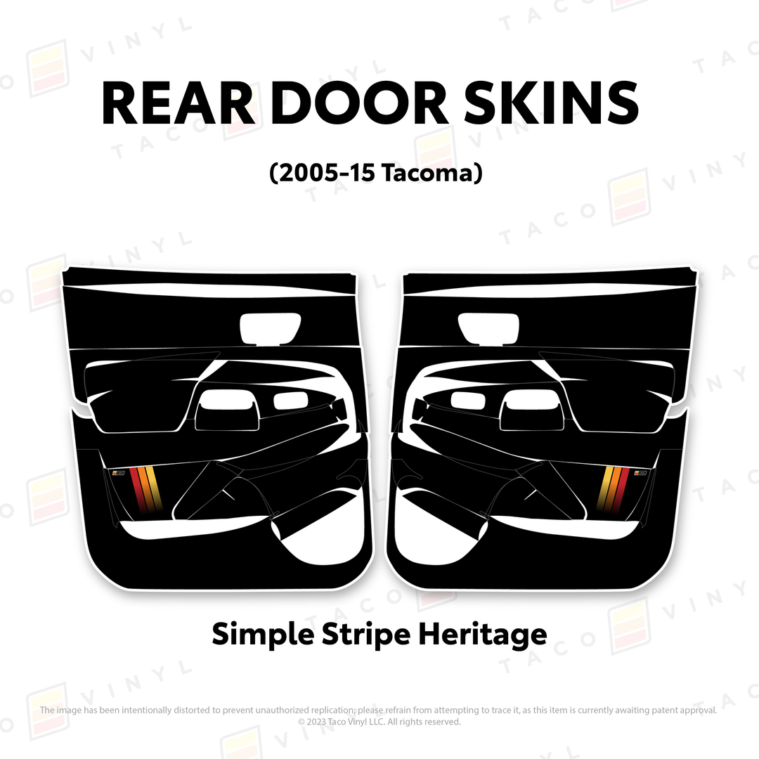 2005-15 Tacoma Door Skins