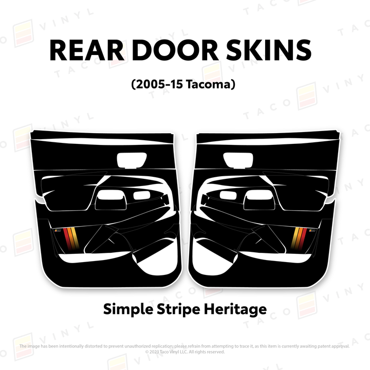 2005-15 Tacoma Door Skins