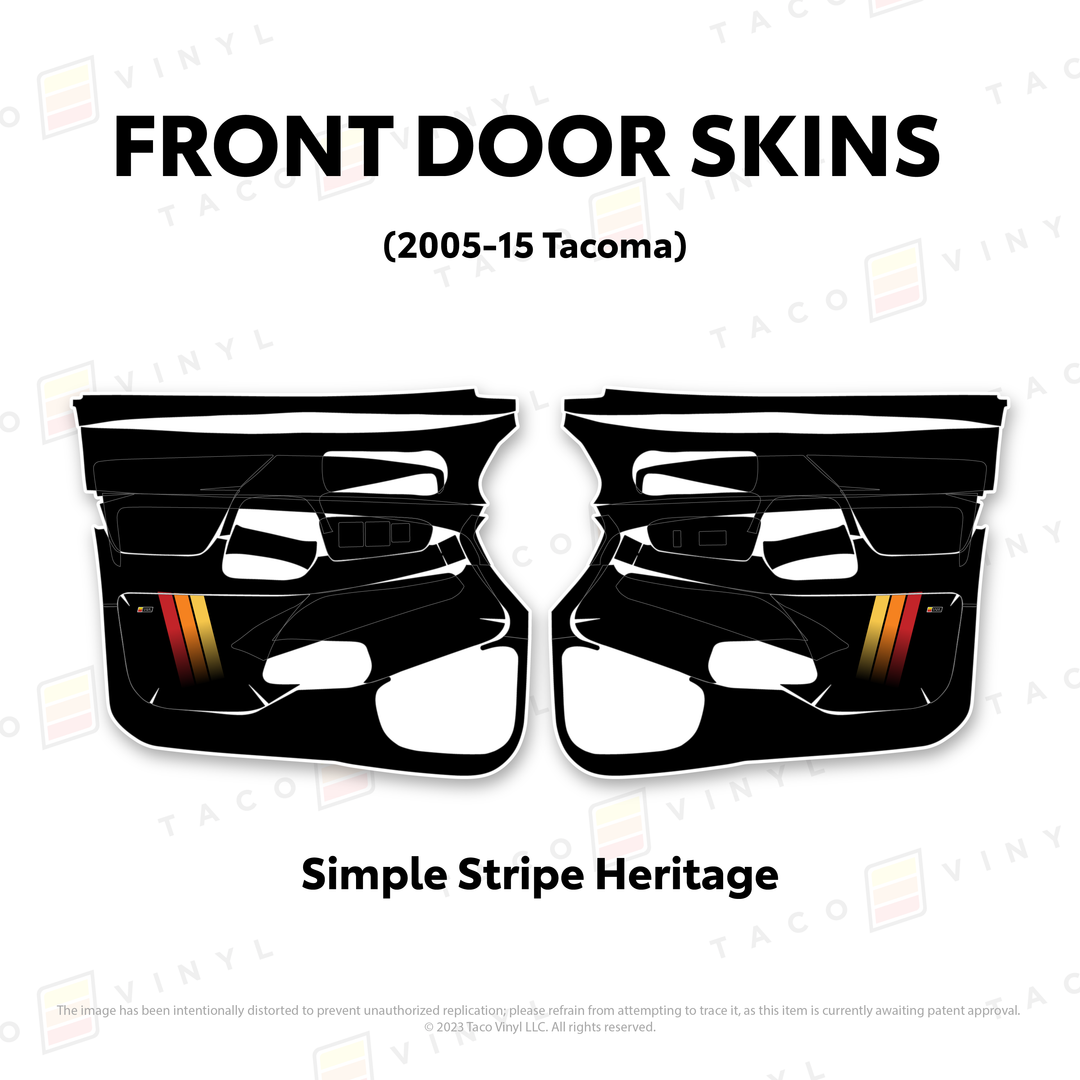 2005-15 Tacoma Door Skins