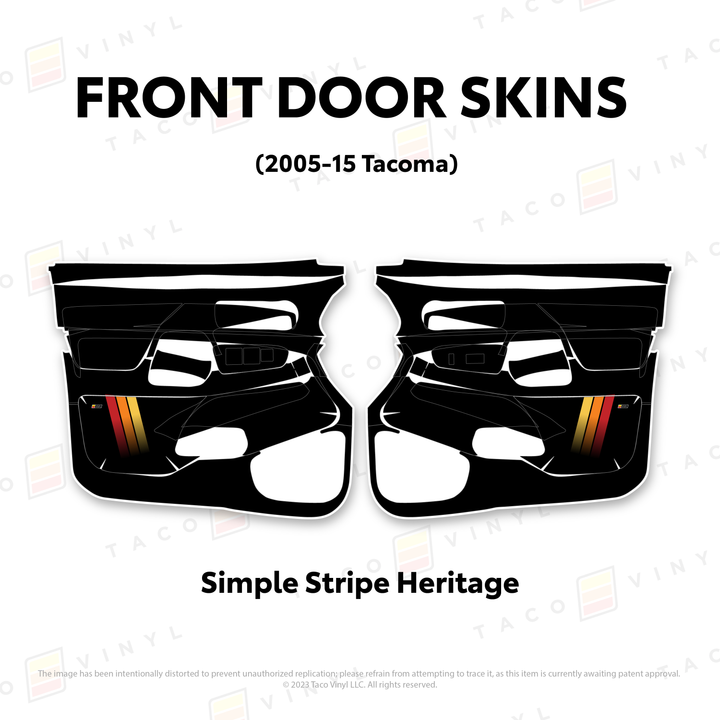 2005-15 Tacoma Door Skins