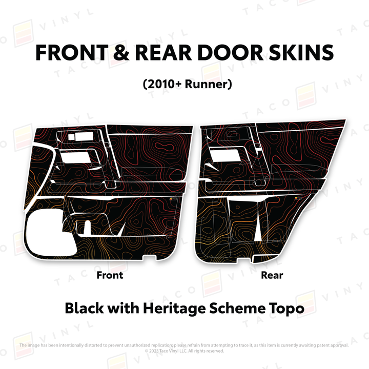 2010-24 4Runner Door Skins