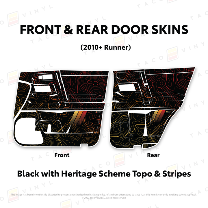 2010-24 4Runner Door Skins