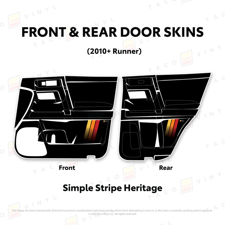 2010-24 4Runner Door Skins