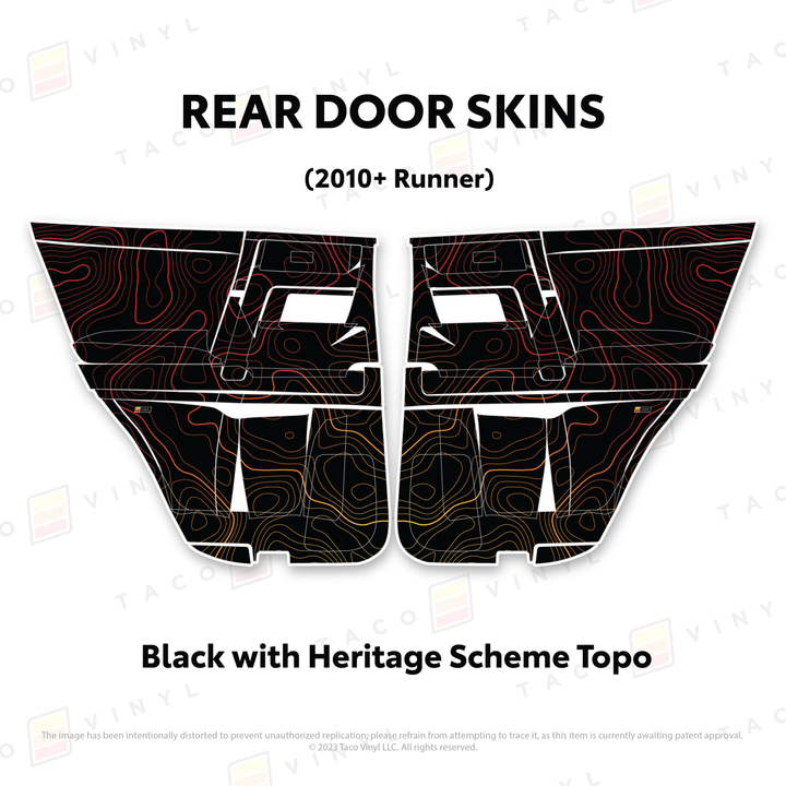 2010-24 4Runner Door Skins