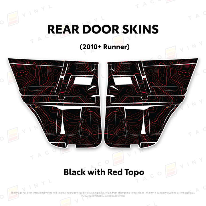 2010-24 4Runner Door Skins