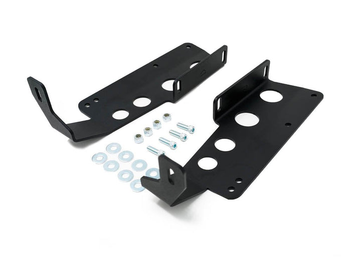42" Hidden Grille Curved LED Light Bar Mounting Brackets For 2014-2021 Toyota Tundra