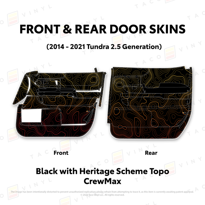 2014-21 Tundra Door Skins