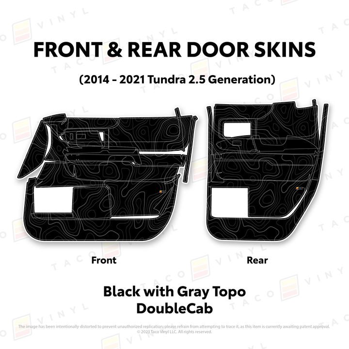 2014-21 Tundra Door Skins