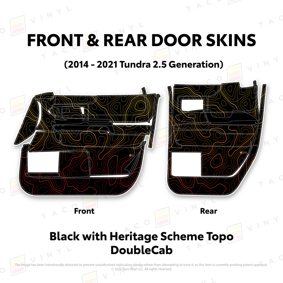 2014-21 Tundra Door Skins