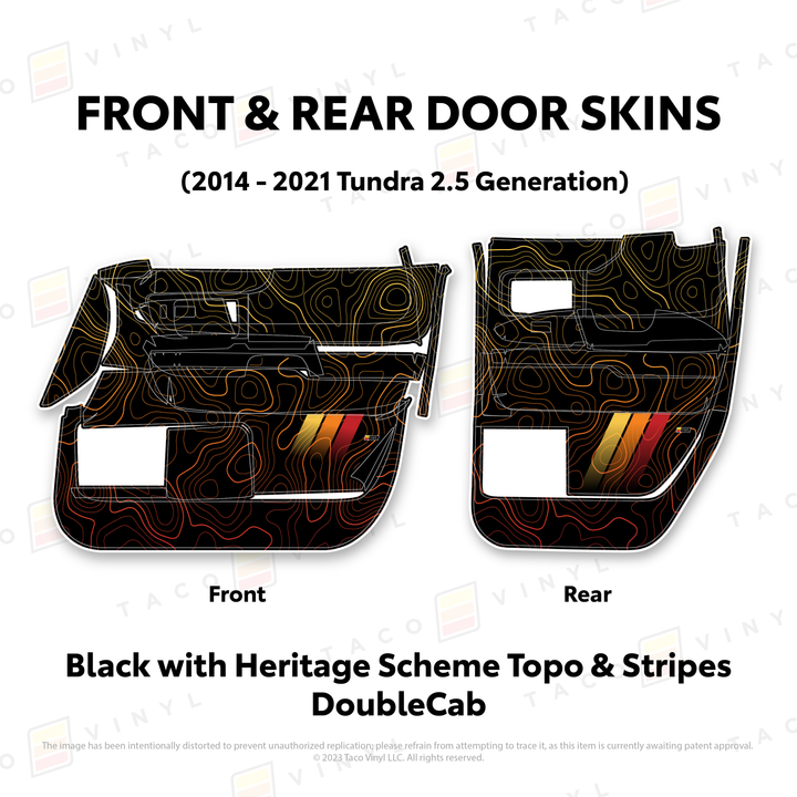 2014-21 Tundra Door Skins