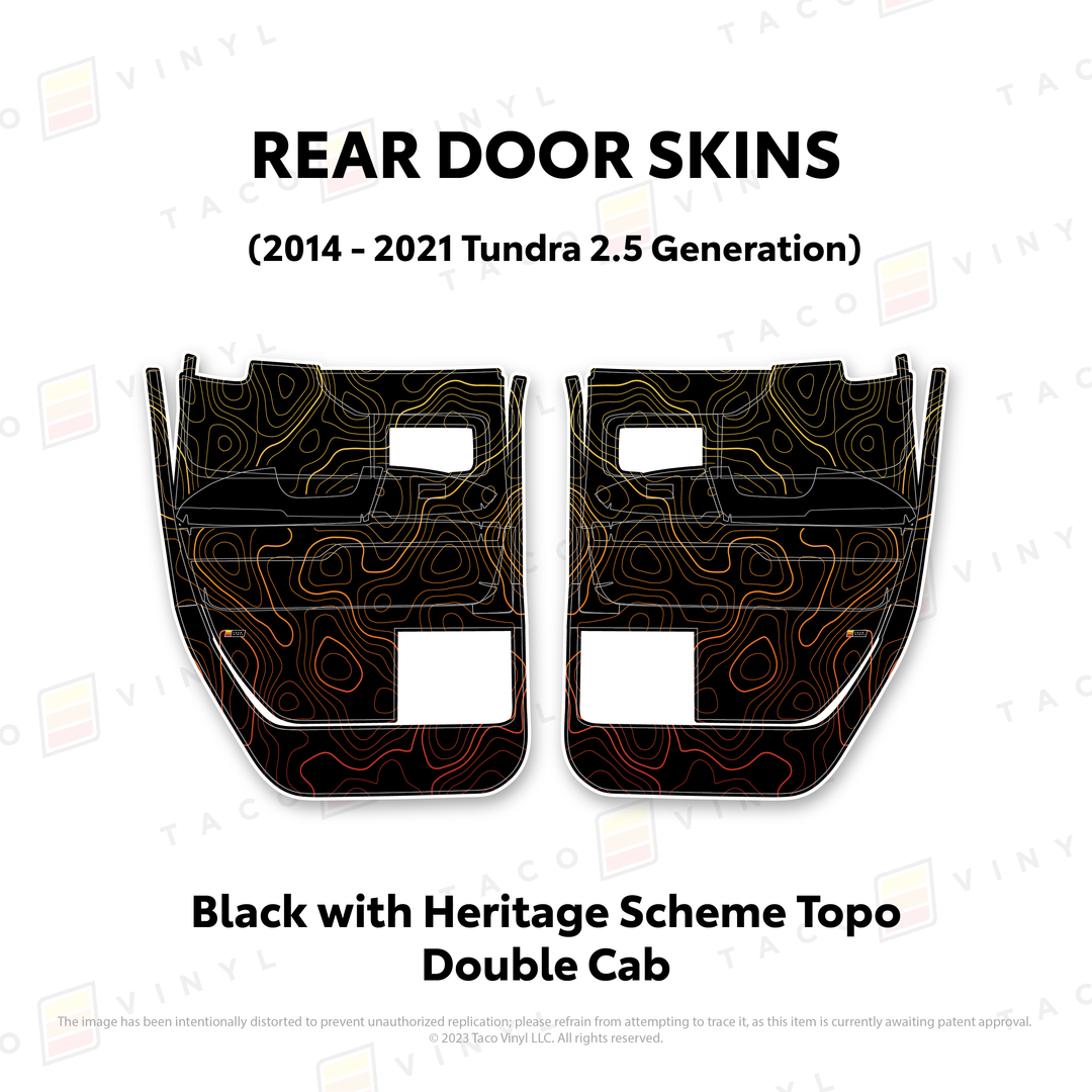 2014-21 Tundra Door Skins