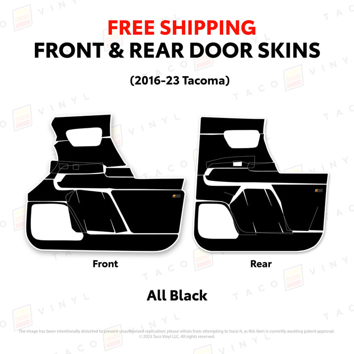 2016-23 Tacoma Door Skins