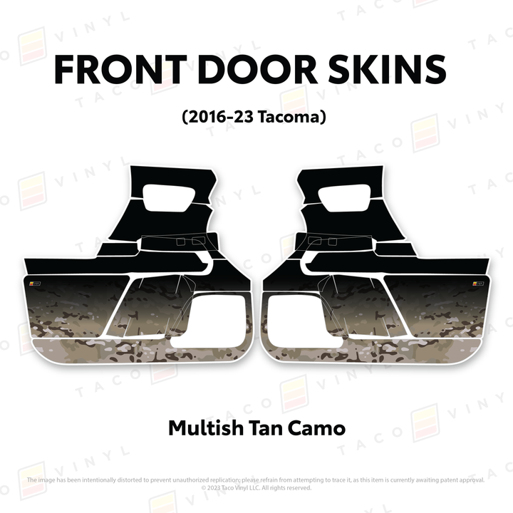 2016-23 Tacoma Door Skins