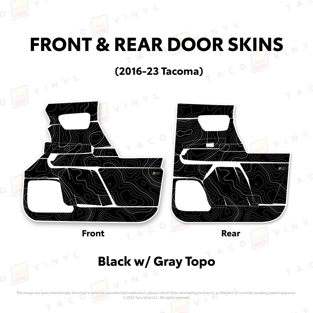 2016-23 Tacoma Door Skins
