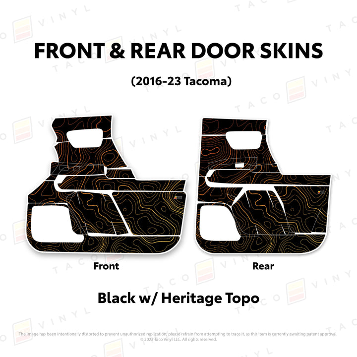 2016-23 Tacoma Door Skins