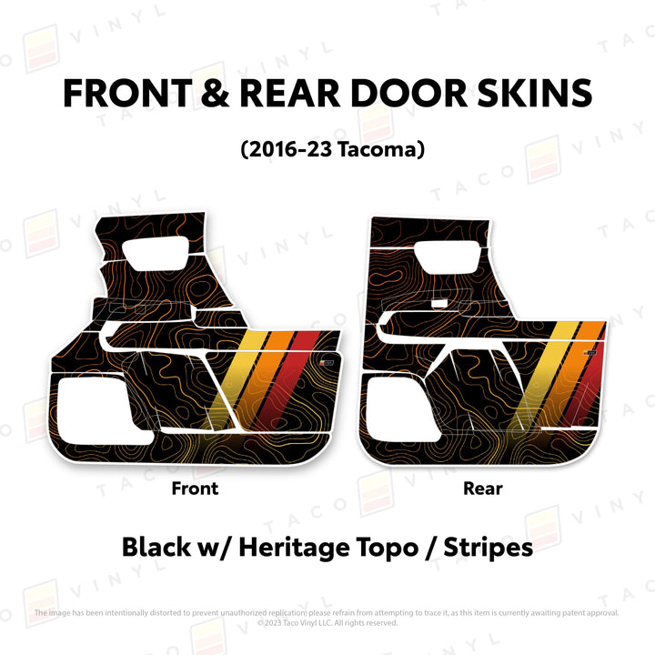 2016-23 Tacoma Door Skins