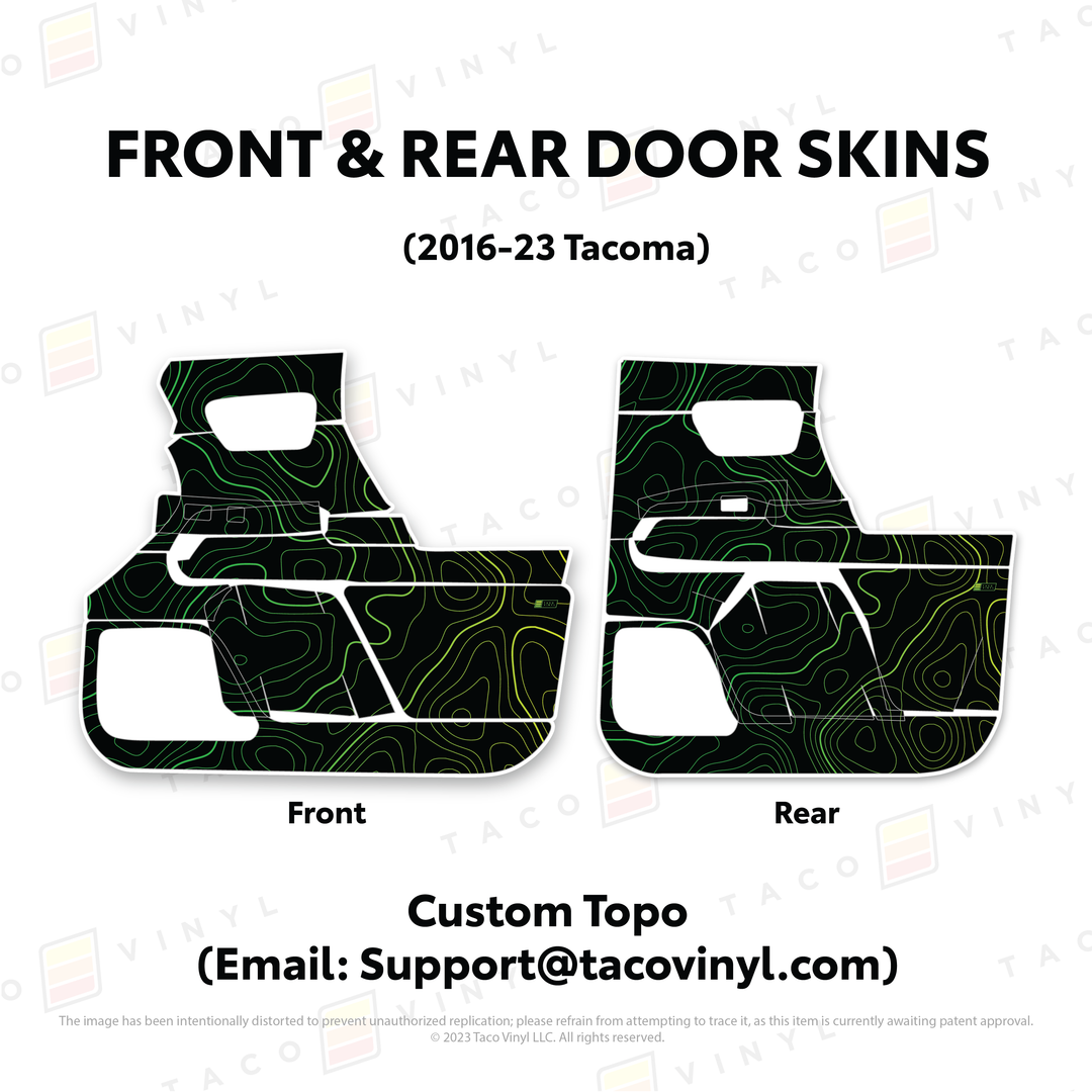 2016-23 Tacoma Door Skins