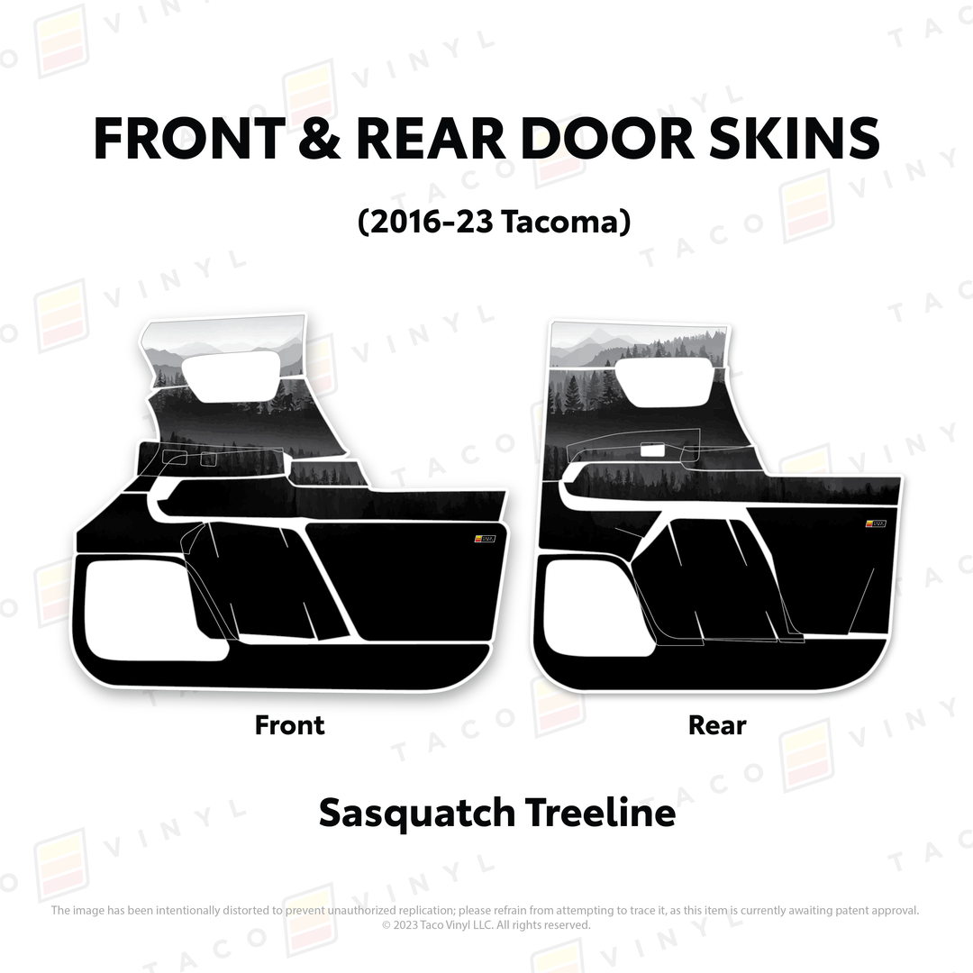 2016-23 Tacoma Door Skins