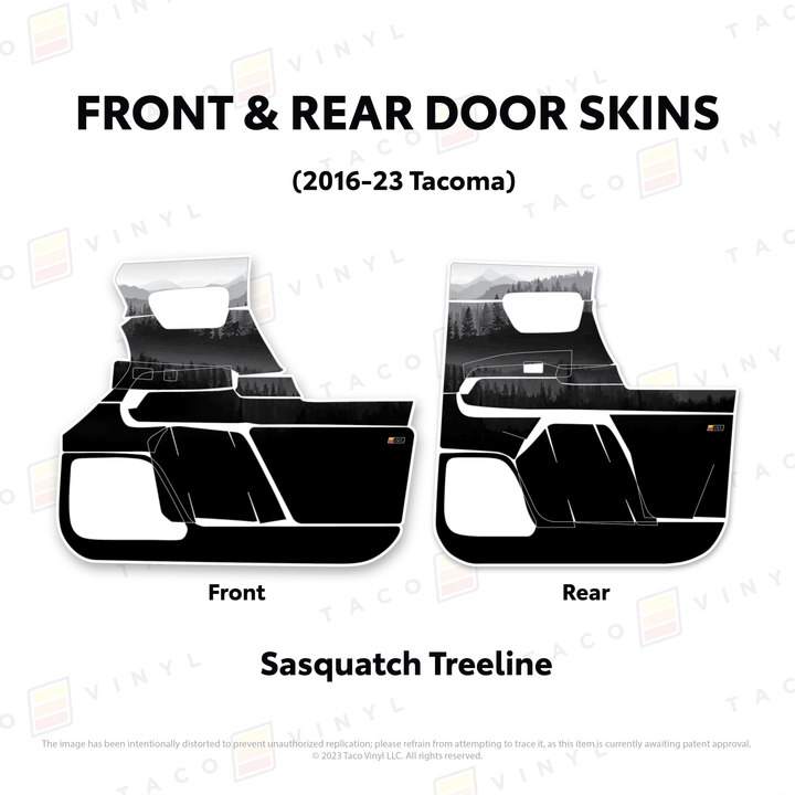 2016-23 Tacoma Door Skins