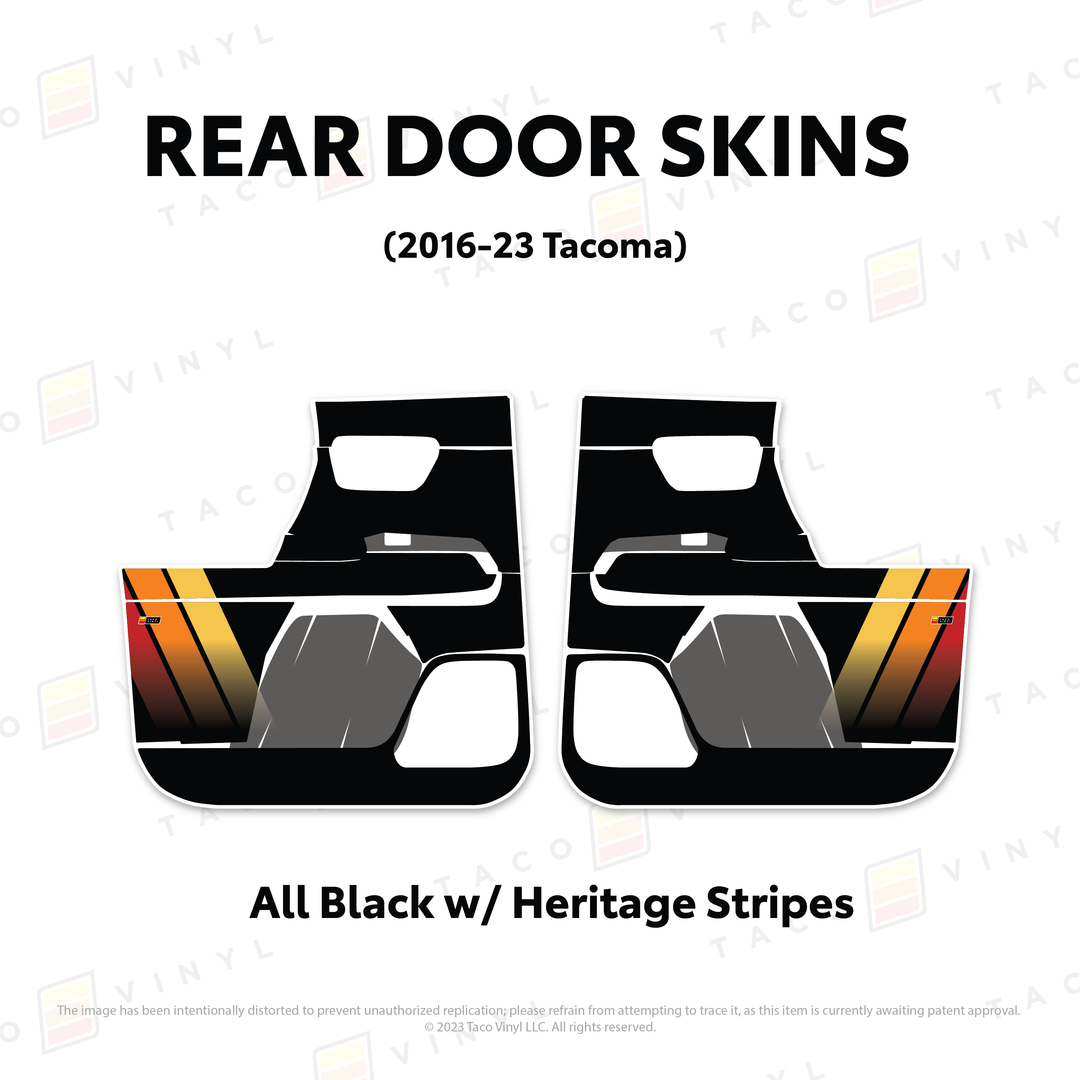 2016-23 Tacoma Door Skins