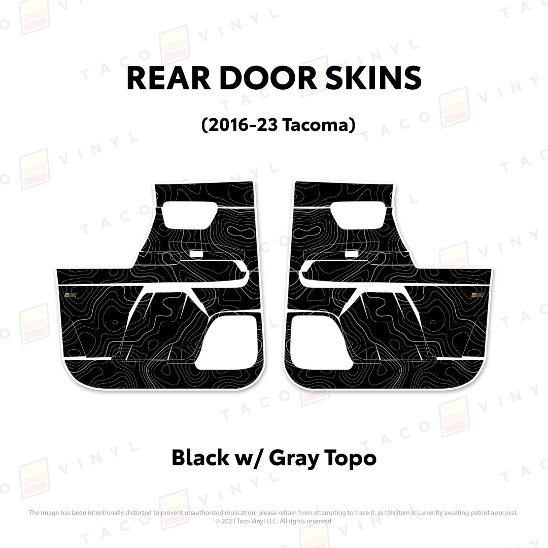 2016-23 Tacoma Door Skins