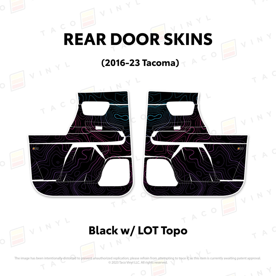 2016-23 Tacoma Door Skins