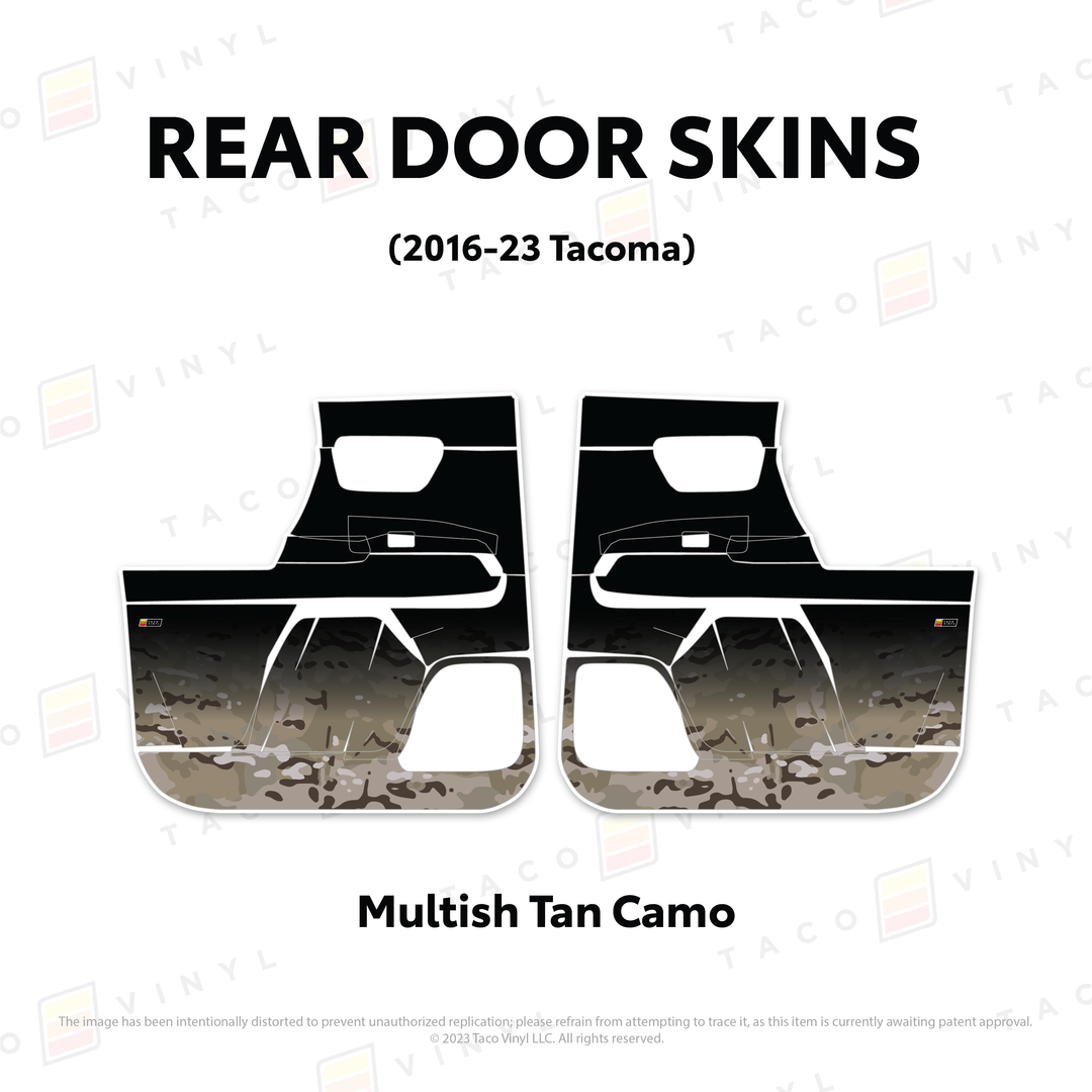 2016-23 Tacoma Door Skins