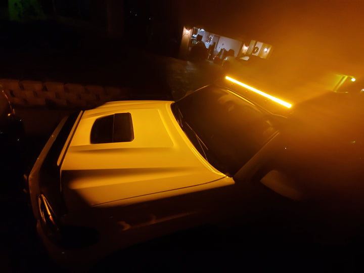 40" Cut-Out Prinsu Roof Rack Slim LED Light Bar Bracket Kit