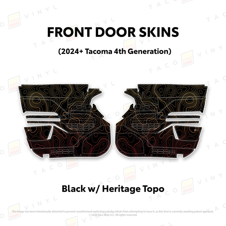 2024+ Tacoma Door Skins