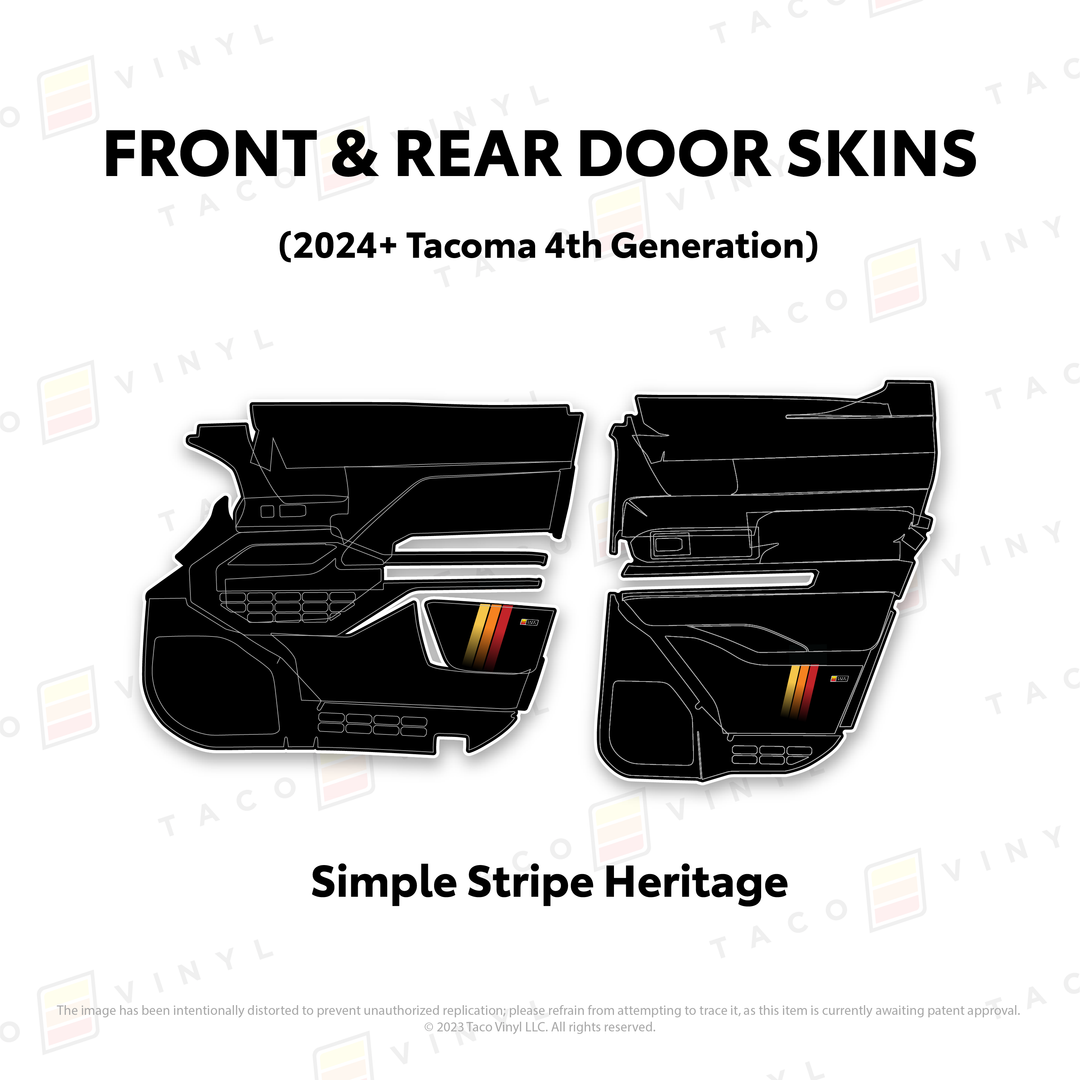 2024+ Tacoma Door Skins