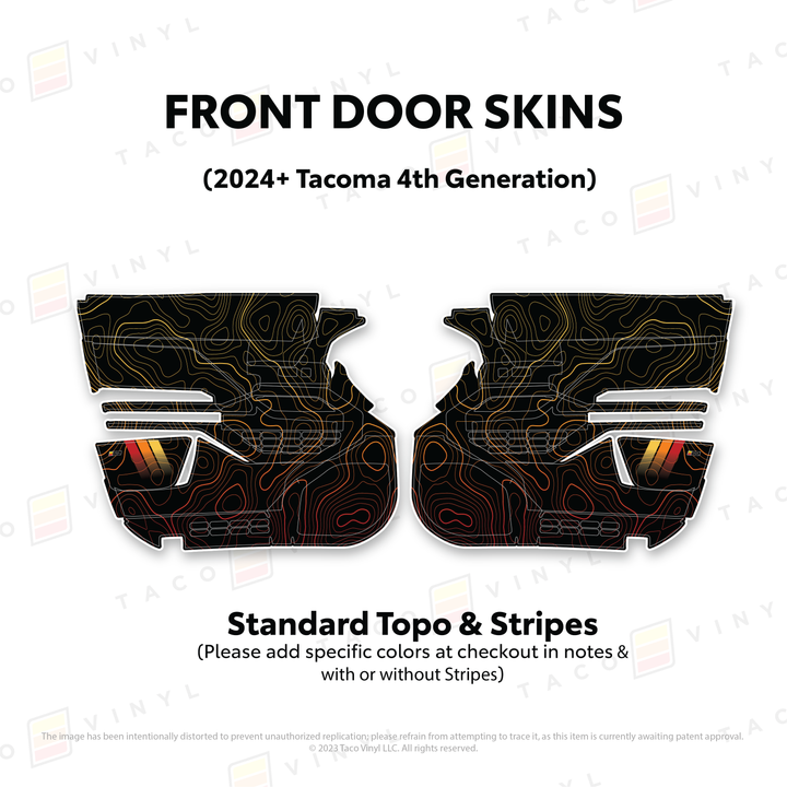 2024+ Tacoma Door Skins