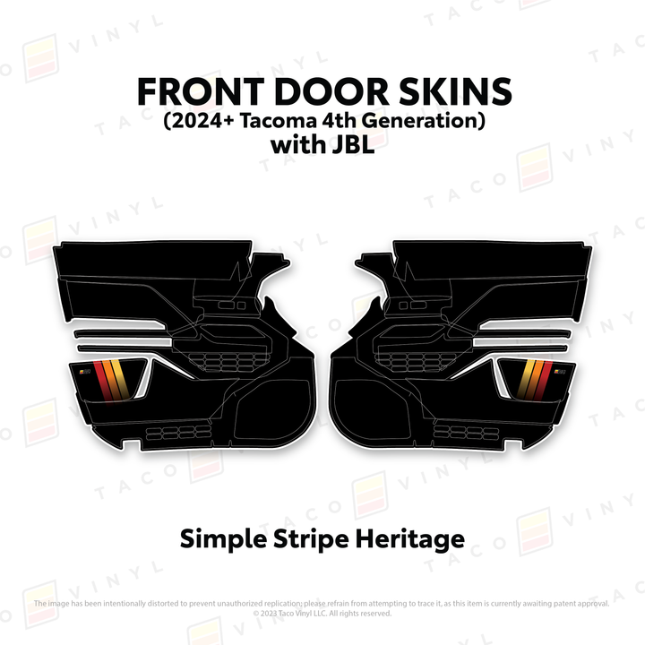 2024+ Tacoma Door Skins