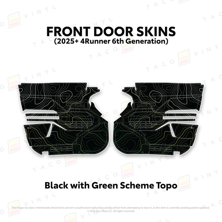 2025+ 4Runner Door Skins