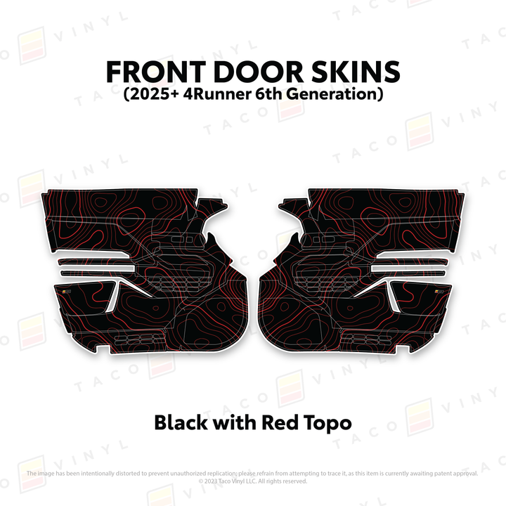 2025+ 4Runner Door Skins