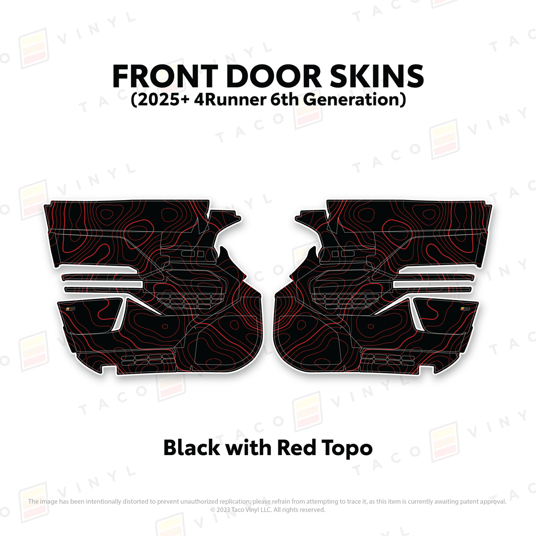 2025+ 4Runner Door Skins