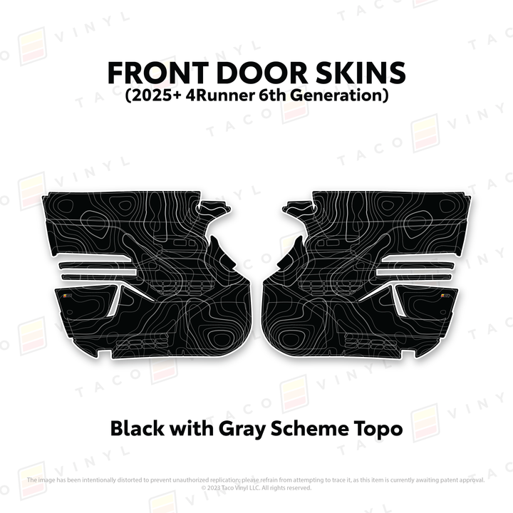 2025+ 4Runner Door Skins