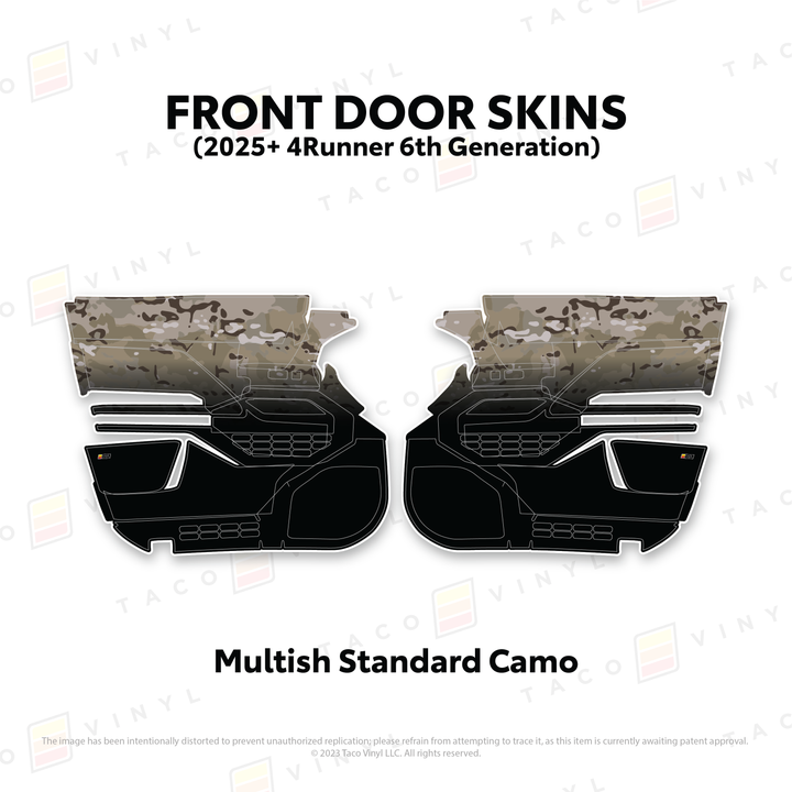 2025+ 4Runner Door Skins