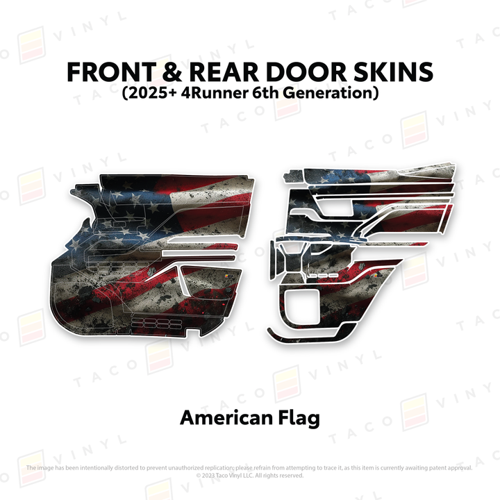 2025+ 4Runner Door Skins