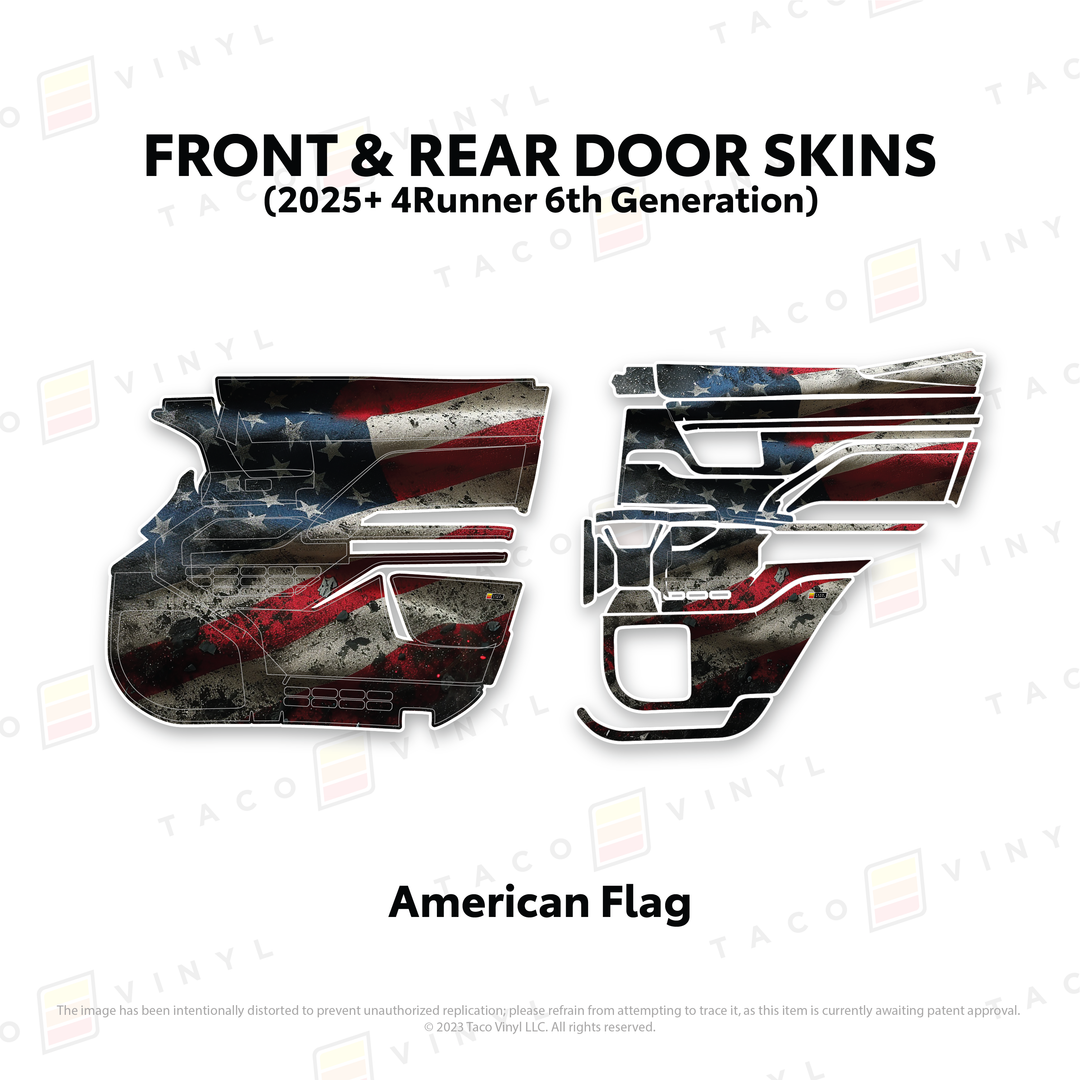 2025+ 4Runner Door Skins