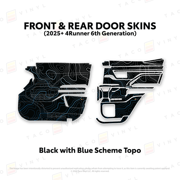 2025+ 4Runner Door Skins