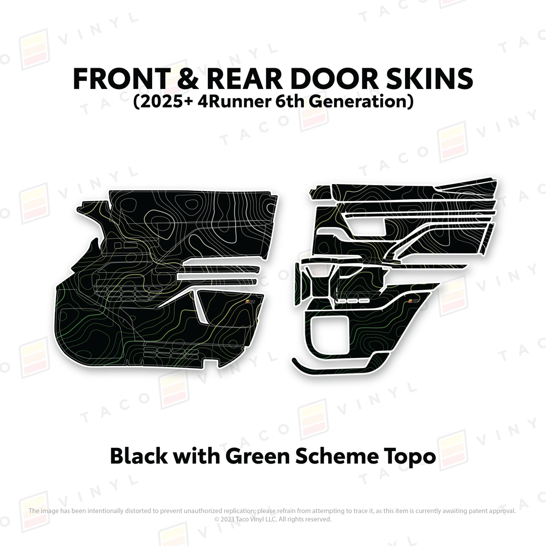 2025+ 4Runner Door Skins