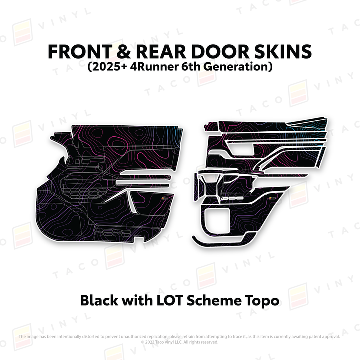 2025+ 4Runner Door Skins