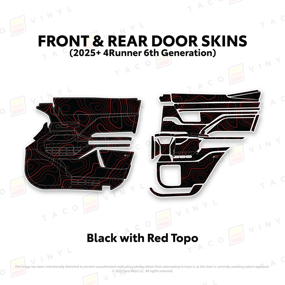 2025+ 4Runner Door Skins