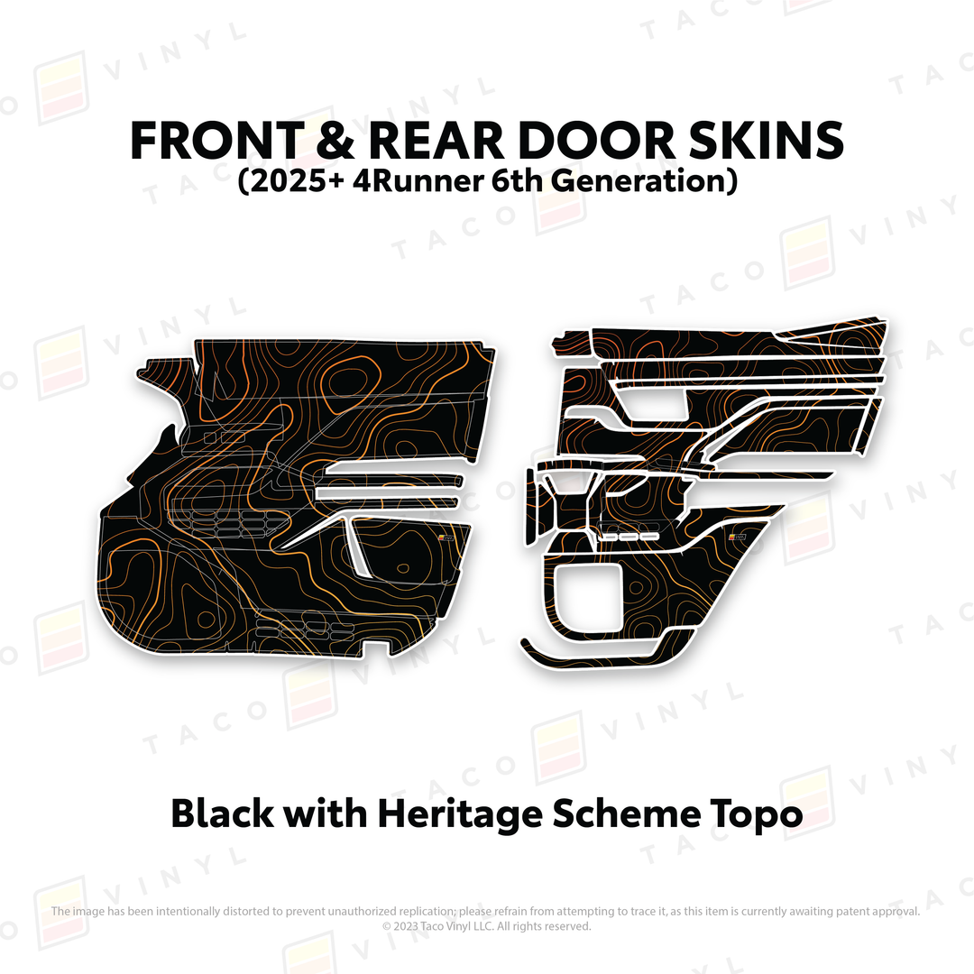 2025+ 4Runner Door Skins