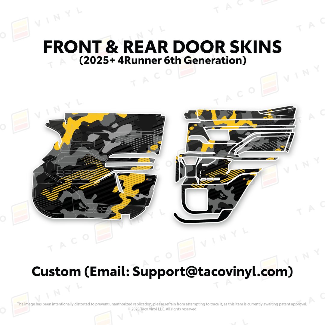 2025+ 4Runner Door Skins
