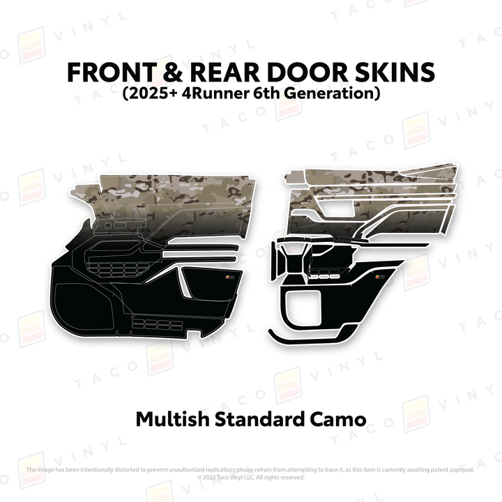 2025+ 4Runner Door Skins