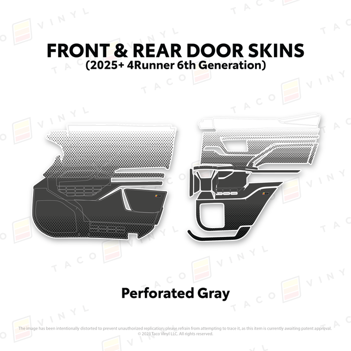 2025+ 4Runner Door Skins
